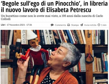 Rassegna stampa Begole sull’ego di un Pinocchio - Lucca in Diretta 17 11 21