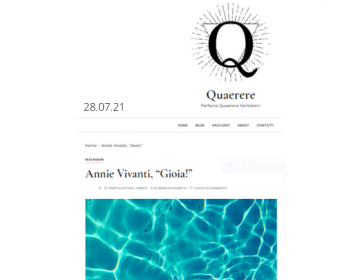 Rassegna stampa Gioia! - Quaerere 28.07.21