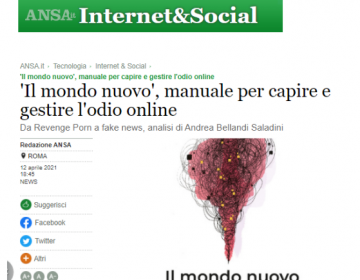 Rassegna stampa Il mondo nuovo - Ansa 12.04.21