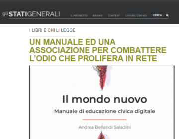 Rassegna stampa Il mondo nuovo - Gli Stati Generali, 31.03.21