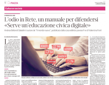 Rassegna stampa Il mondo nuovo - La Provincia pavese 29.04