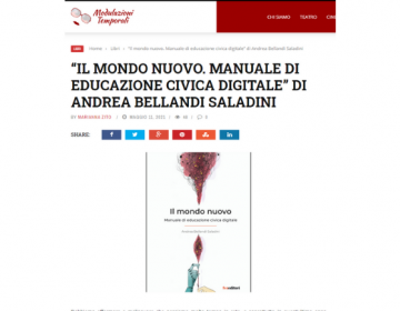 Rassegna stampa Il mondo nuovo - Modulazioni Temporali 11.05.21