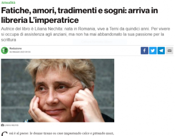 Rassegna stampa L'Imperatrice - TerniToday 06.05.21