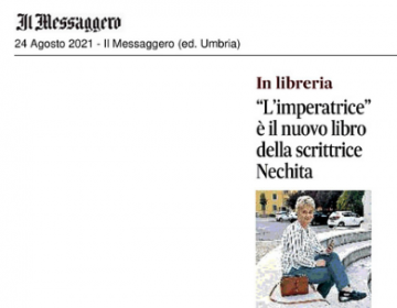 Rassegna stampa L'imperatrice - Il Messaggero 24 08 21