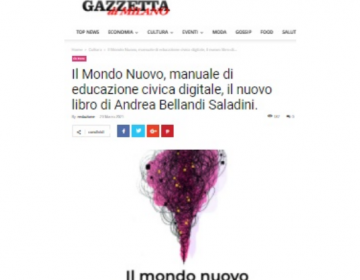 Rassegna stampa il mondo nuovo - Gazzetta di Milano 23.03.21-1