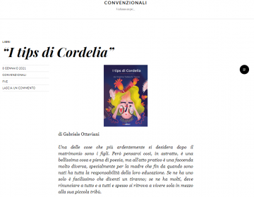 Schermata Convenzionali - I tips di Cordelia